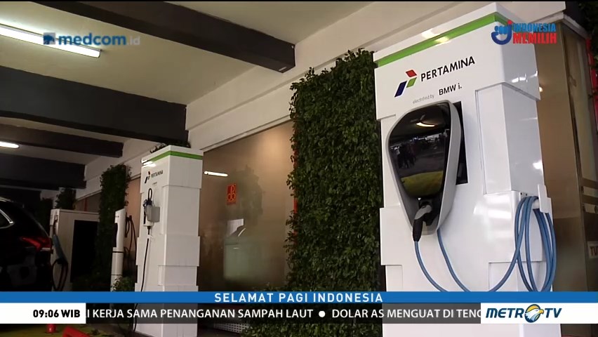 Pertamina Luncurkan Stasiun Pengisian Listrik Umum