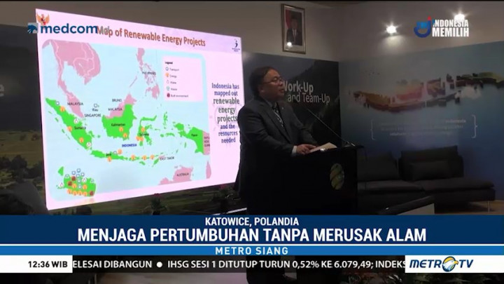 Indonesia Dorong Penggunaan Energi Ramah Lingkungan di KTT Perubahan Iklim