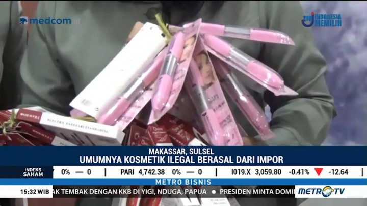 BPOM Sulsel Sita Ribuan Kosmetik Ilegal