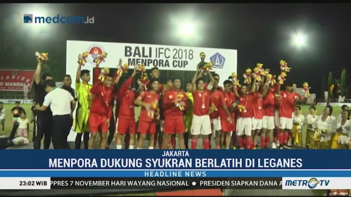 Menpora Dukung Syukran Arabia Samual Berlatih di Leganes
