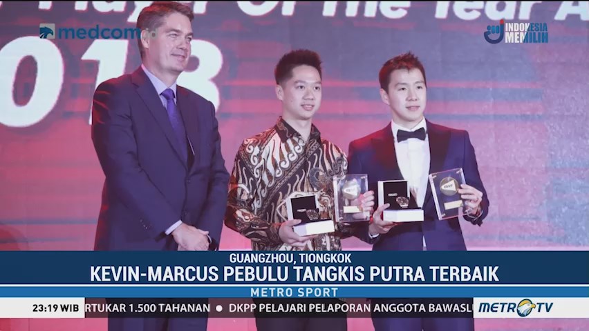 Marcus/Kevin Raih Gelar Pemain Putra Terbaik 2018