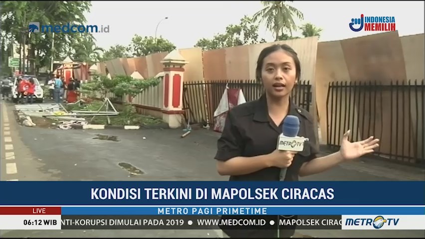 Polsek Ciracas Dijaga Ketat Pascaperusakan
