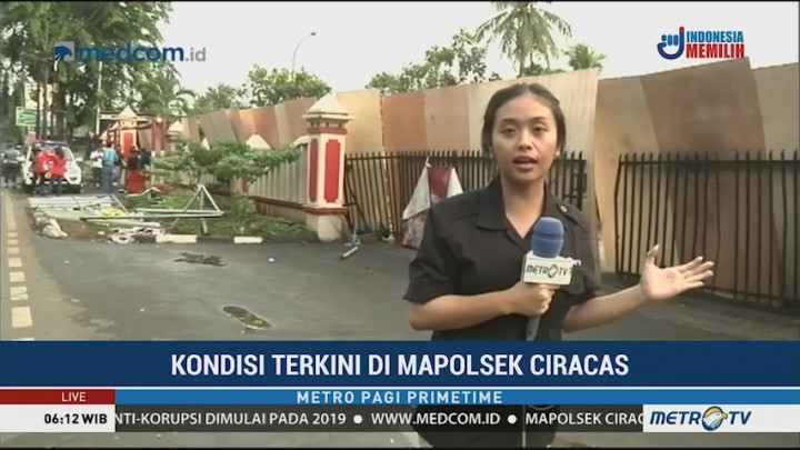 Polsek Ciracas Dijaga Ketat Pascaperusakan