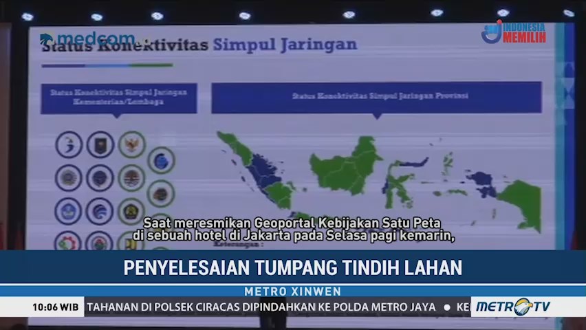 Kebijakan Satu Peta untuk Penyelesaian Tumpang Tindih Lahan