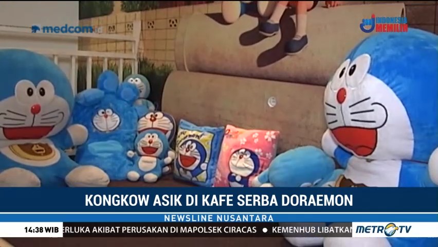 Kongko Asik di Kafe Serba Doraemon