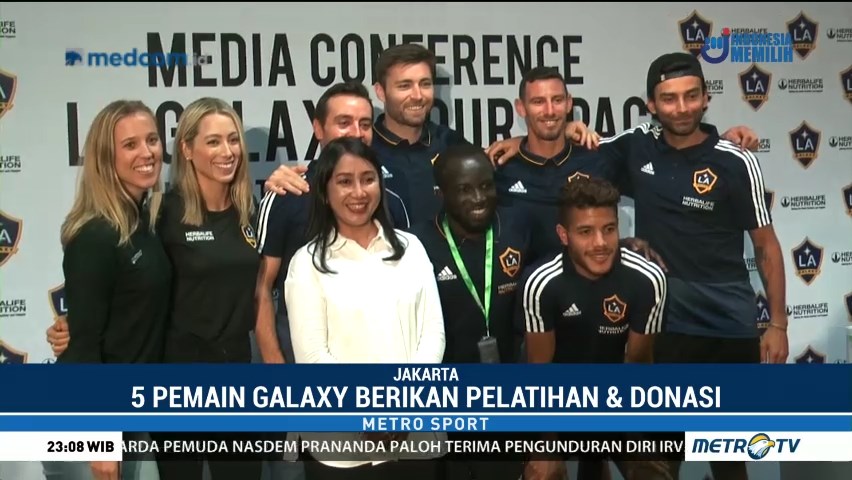 Kunjungi Indonesia, LA Galaxy Berikan Pelatihan dan Donasi