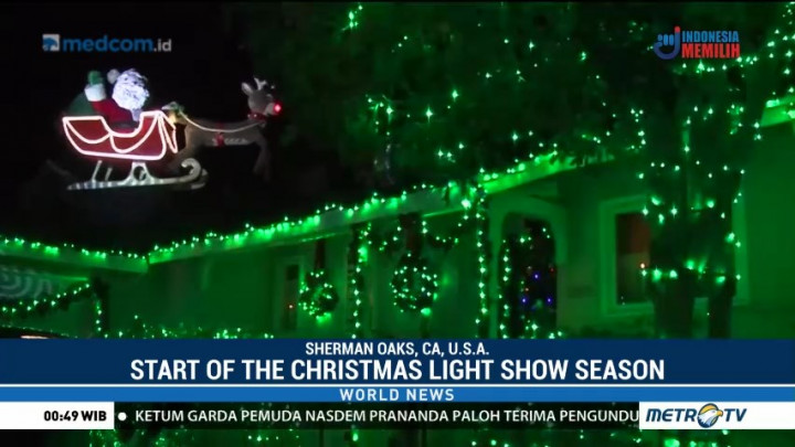 Start of the Christmas Light Show Season