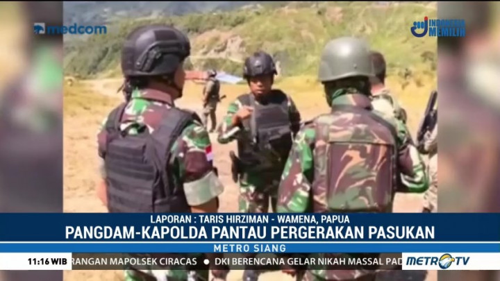 Pangdam dan Kapolda Pantau Perkembangan Situasi Papua