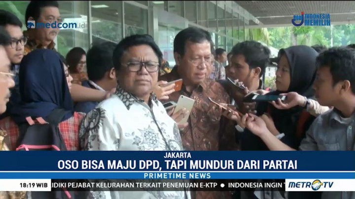 KPU Minta OSO Mundur dari Hanura