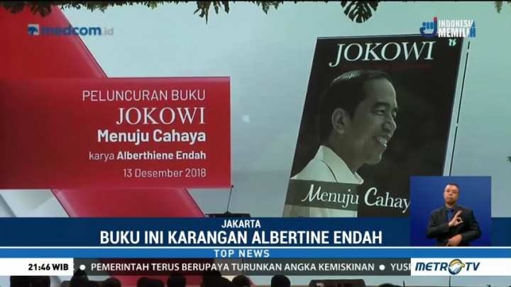 Jokowi Hadiri Peluncuran Buku Menuju Cahaya