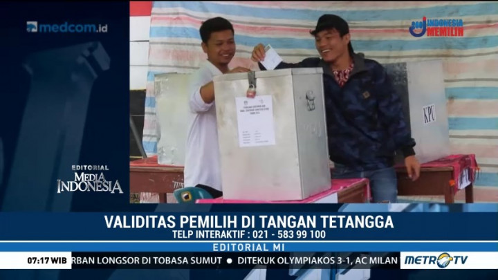 Validitas Pemilih di Tangan Tetangga