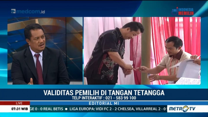 Bedah Editorial MI: Validitas Pemilih di Tangan Tetangga