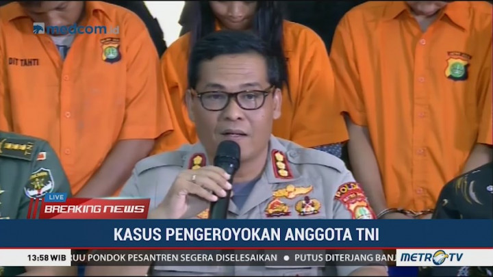 Peran Lima Tersangka Pengeroyokan Anggota TNI di Ciracas