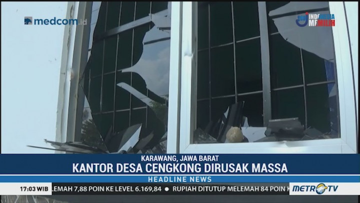 Kantor Desa di Karawang Dirusak