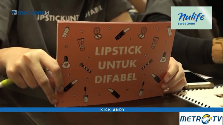 Laninka Siamiyono Sebarkan Keajaiban Makeup Lewat 'Lipstik untuk Difabel'