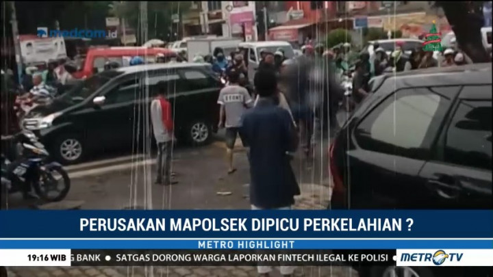 Perusakan Mapolsek Ciracas Dipicu Perkelahian?