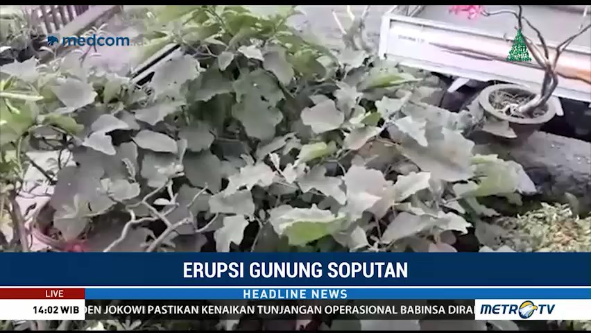 Minahasa Diselimuti Abu Vulkanik Gunung Soputan