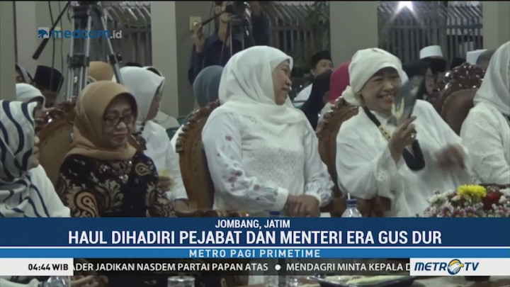 Sejumlah Tokoh Hadiri Haul Gus Dur ke-9