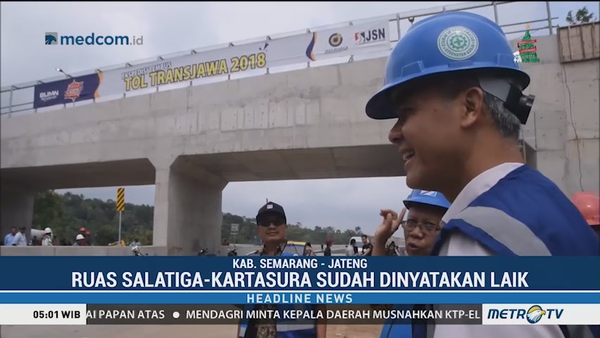 Tol Semarang-Solo Siap Beroperasi Libur Natal 2018