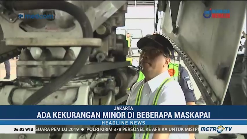 Kemenhub Uji Kelaikan Pesawat Jelang Libur Natal & Tahun Baru