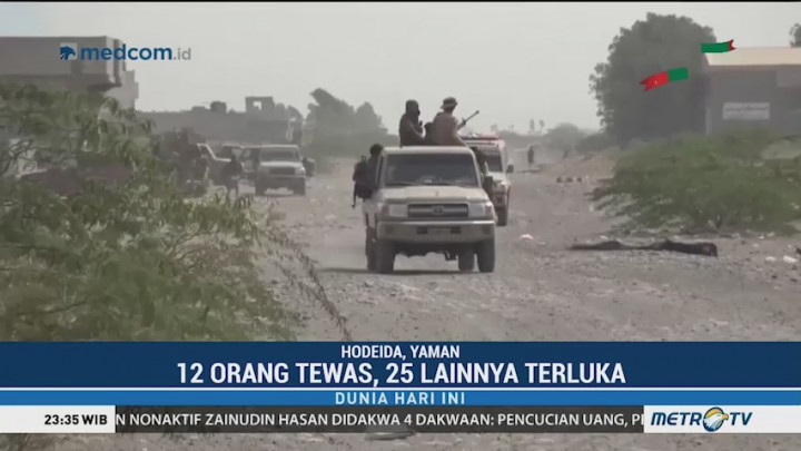 Bentrok di Yaman, 12 Orang Tewas
