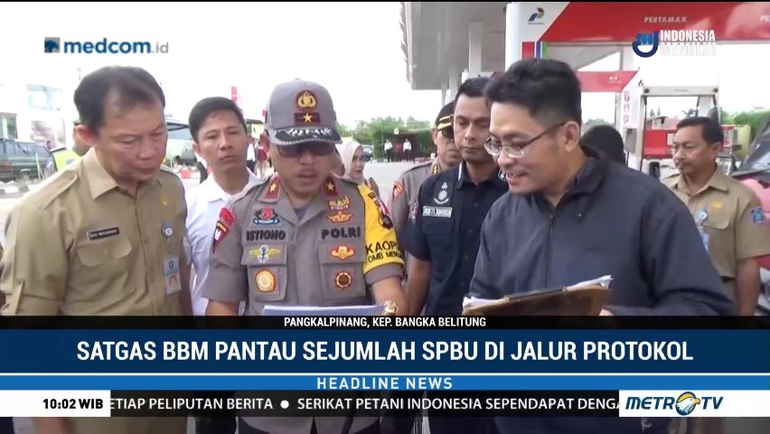 Satgas BBM Pantau Sejumlah SPBU di Jalur Protokol Pangkalpinang