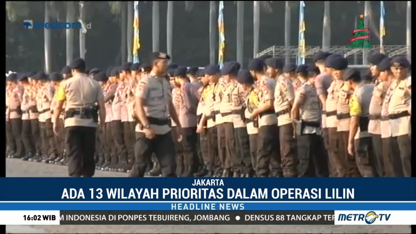 95.000 Personel Polri Amankan Natal & Tahun Baru 2019