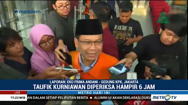 Taufik Kurniawan Hemat Bicara Usai Diperiksa KPK
