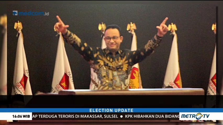 Salam Dua Jari Anies Dilaporkan ke Bawaslu