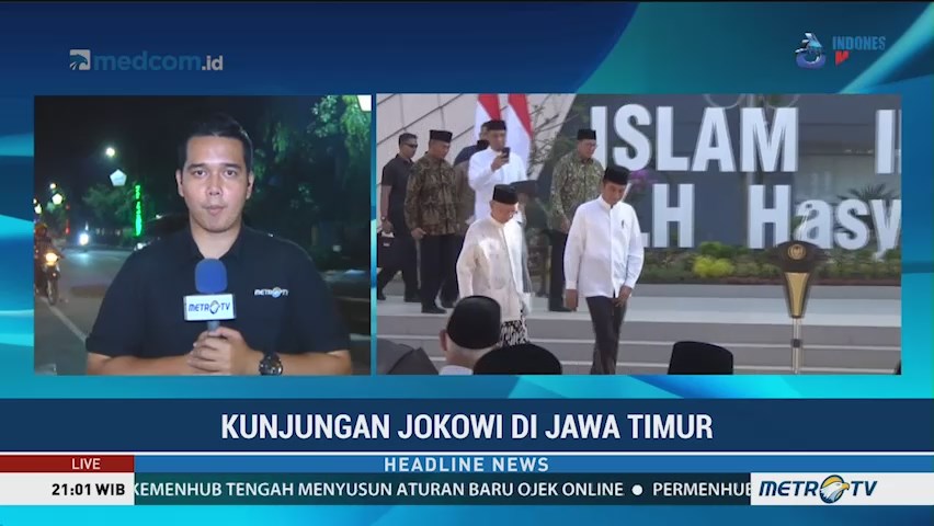 Jokowi Kunjungi Empat Ponpes di Jombang