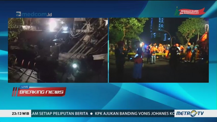 Jalan Raya Gubeng Surabaya Ambles 20 Meter