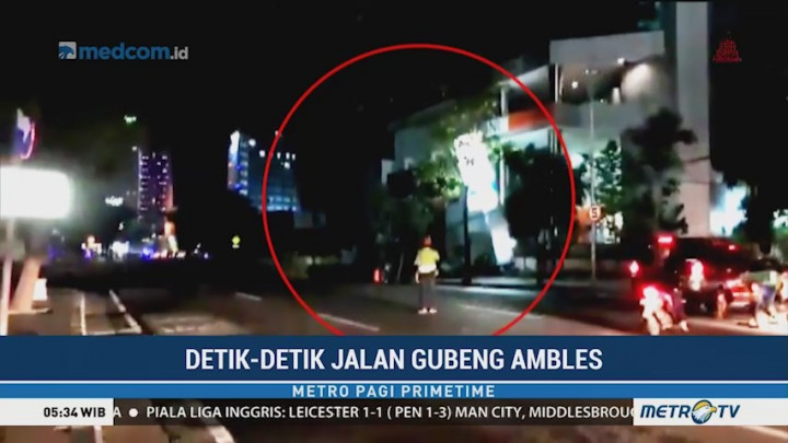 Detik-detik Jalan Raya Gubeng Ambles