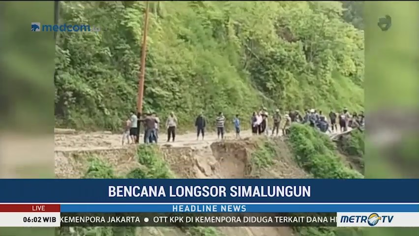 Longsor di Simalungun, Akses Jalan Teputus