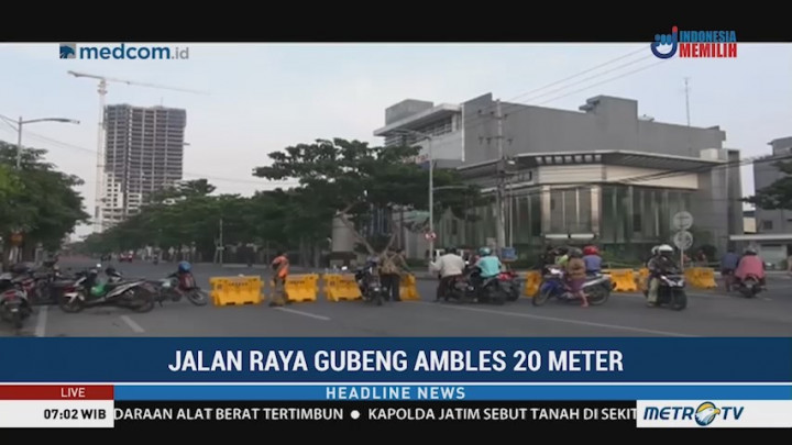 Rekayasa Lalu Lintas Setelah Jalan Raya Gubeng Ambles