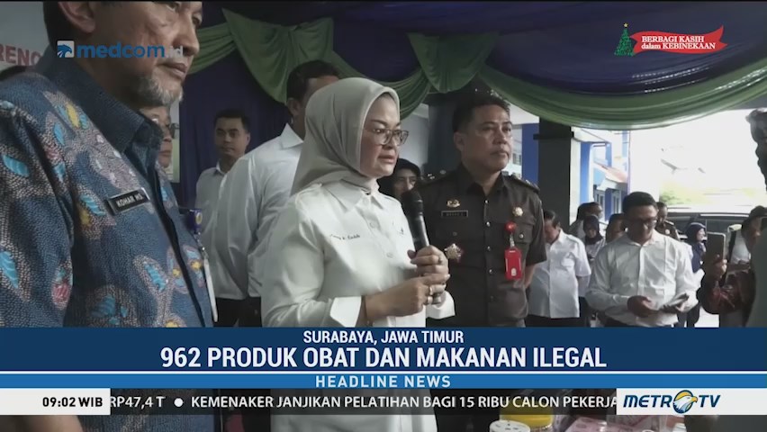BPOM Jatim Sita Kosmetik dan Obat Ilegal Senilai Rp10 Miliar