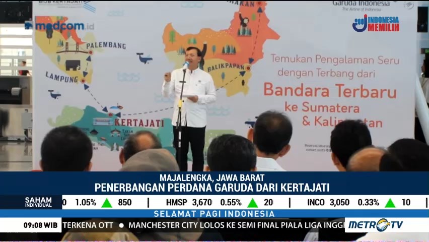 Garuda Indonesia Buka Rute Penerbangan dari BIJB Kertajati