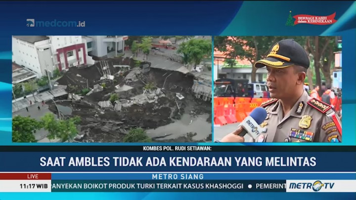 Jalan Raya Gubeng Ambles, Polisi Periksa 11 Saksi