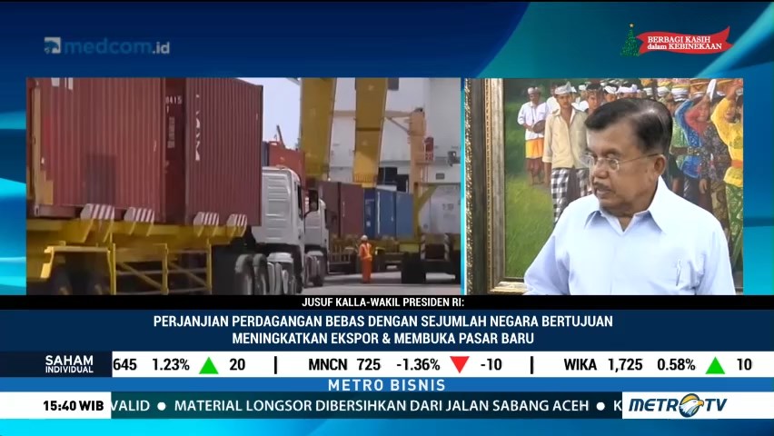 Tingkatkan Ekspor, Indonesia Kebut Perjanjian Perdagangan Bebas