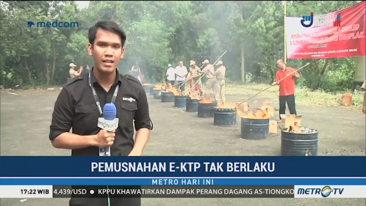 Kemendagri Musnahkan 1,3 Juta KTP-el Rusak