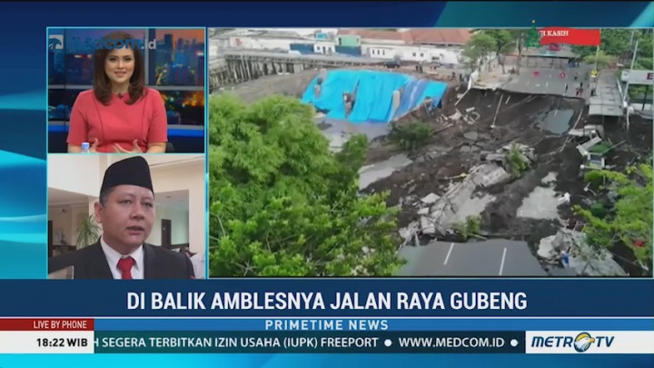 Mencari Penyebab Amblesnya Jalan Gubeng Surabaya