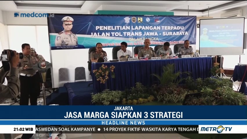 Jasa Marga Siapkan Strategi Jelang Natal dan Tahun Baru