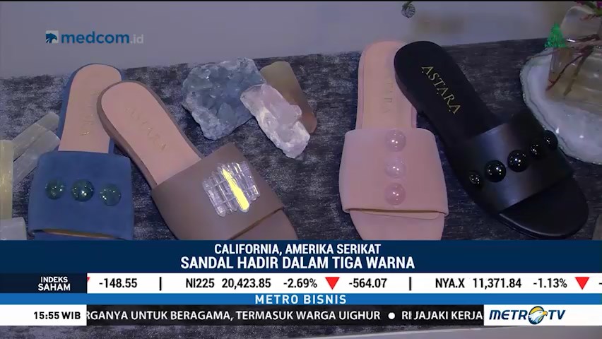 Sandal Kesehatan Bertabur Kristal