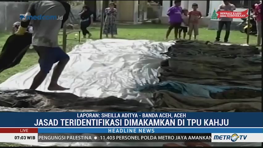 46 Jenazah Korban Tsunami Aceh 2004 Ditemukan di Desa Kajhu
