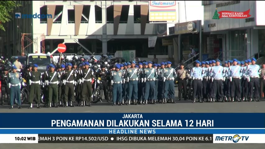 Polri-TNI Ikuti Apel Gelar Pasukan Amankan Natal dan Tahun Baru