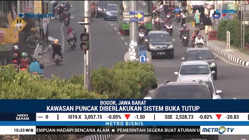 Jalur Puncak Ditutup pada Malam Tahun Baru