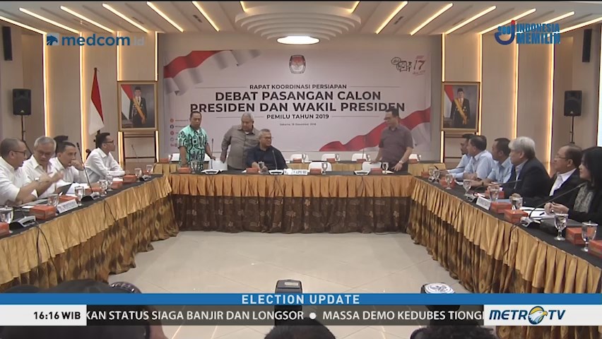 Debat Perdana Pilpres 2019 Angkat Tema Korupsi & Terorisme