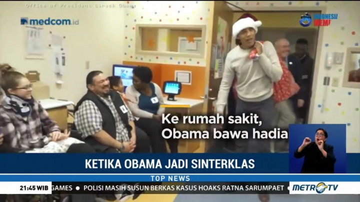Ketika Obama Jadi Sinterklas