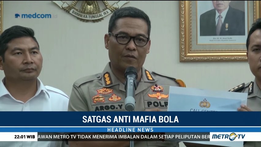 Polri Bentuk Satgas Antimafia Bola