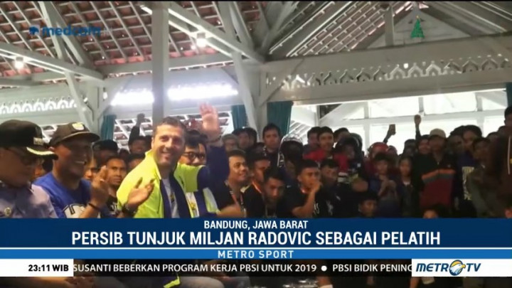 Miljan Radovic Jadi Pelatih Baru Persib