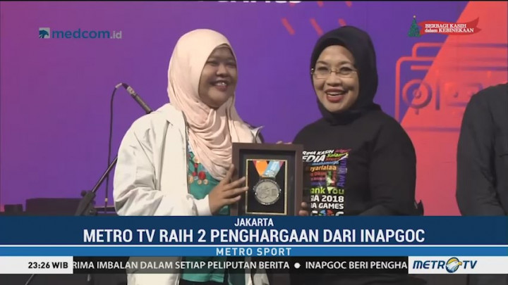 Metro TV Raih Dua Penghargaan dari INAPGOC